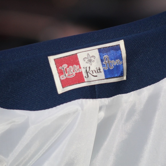 Lilli Ann Vintage Colorblock Dress and Jacket Set - Picture 7 of 8